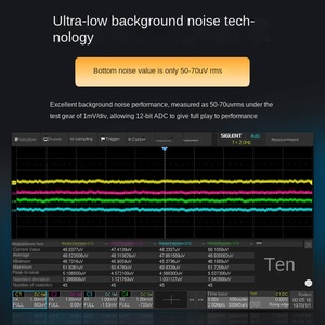 ออสซิลโลสโคป Dingyang ความเร็วสูง 200M 4 ช่องสัญญาณ พร้อมการสุ่มตัวอย่าง 2G ความละเอียด 12 บิต เครื่องกำเนิดสัญญาณหลายช่องสัญญาณ รุ่น SDS824XHD - Product Image 3