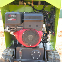 Mini-dumper chenillé chinois économique 650 kg avec pompe hydraulique, moteur à engrenages haute efficacité et puissance de 13,5 kW