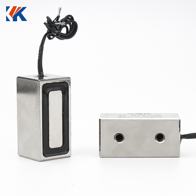 Square Lifting Electromagnet for DC 12V 24V Holding Electromagnet Mini Rectangular Electromagnet Electro Holding Magnet