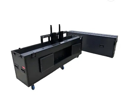 85'' 86'' Automatic Control LED LCD TV Screen Electric Motorised Lift Plasma Flight Road Case with PENN ELCON Hardware