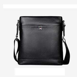 Borsa a tracolla Casual da <span class=keywords><strong>uomo</strong></span> in vera <span class=keywords><strong>pelle</strong></span> stile Messenger verticale in <span class=keywords><strong>pelle</strong></span> di vacchetta pieno fiore - Product Image 3
