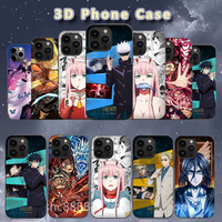 120 designs d'étuis de téléphone 3D anime lenticulaires, coques manga pour tous les téléphones, accessoires manga en gros pour la protection des téléphones