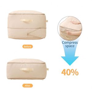 Household Saving Space Compression Organizer Bag Quilt Jacket Clothes Storage Bag for Student Travel - Product Image 4