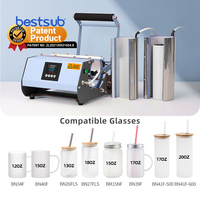 Bestsub Craft Express Groothandel Sublimatie Mok Press Printing 4 In 1 Pro Wijn Mok Tumbler Warmte Persmachine