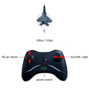 <span class=keywords><strong>Avion</strong></span> RC F22 <span class=keywords><strong>Raptor</strong></span> facile à piloter, contrôle longue distance 200M, 2.4G 2CH, planeur en mousse EPP avec gyroscope intégré, <span class=keywords><strong>avion</strong></span> de voltige pour enfants - Product Image 4