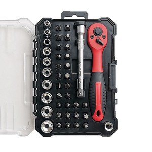 41 Piece Chrome Vanadium Steel Ratchet Wrench Set Metric Plastic Coated Handle Home Auto Repair Tools - Product Image 5