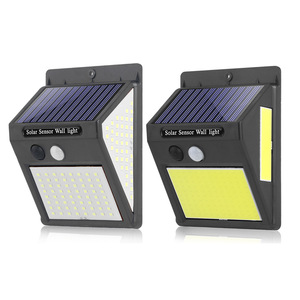 Luyao Outdoor Solar Wall <b>Light</b> 140 <b>Led</b> 3 Side Lighting Human Body Induction Outdoor Courtyard Lamp - Product Image 5