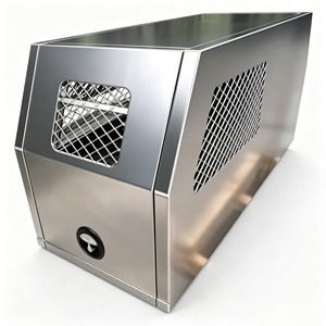 <span class=keywords><strong>Jaula</strong></span> de aluminio de 700 mm <span class=keywords><strong>para</strong></span> perros, tipo caja de camión, adaptable a la plataforma de un Ute o Bakkie con toldo. - Product Image 5