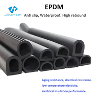 Bande isolante en mousse EPDM à cellules fermées haute élasticité Johan pour l'étanchéité des armoires à haute température et la protection amortissante