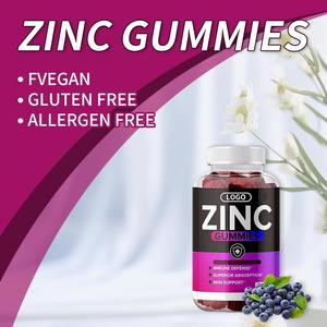 תוספת חוזק תוספי אבץ 30 מ ג תוספי תזונה בריאות המערכת החיסונית תמיכה נוגדת חמצון 60 ממתקים - Product Image 2