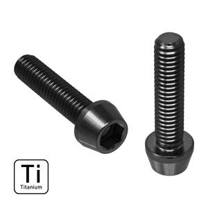 Pernos de titanio M6 x 25 mm (2 piezas) (Negro) - Product Image 1