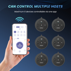 OEM ODM Kontrol Nirkabel Melalui Aplikasi Satu untuk Enam Peralatan Terapi Fisik Stimulator Otot Mesin Tens Unit - Product Image 6