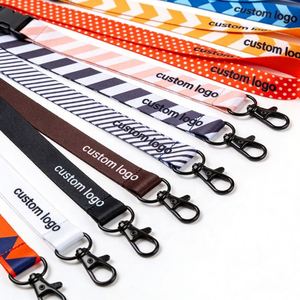 Factory Wholesale Heat Transfer Printing Custom <b>Lanyard</b> for Work Permit Exhibition <b>Lanyard</b> Work Badge Chest Card - Product Image 1