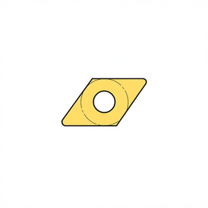 Inserto de Torneado Fervi de 55 Grados, Grado Cermet, para Mecanizado de Metales - Product Image 2