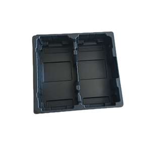 ที่กําหนดเองสูญญากาศขึ้นรูปพลาสติกป้องกันไฟฟ้าสถิตย์อิเล็กทรอนิกส์ Esd Pcb ถาด Esd ป้องกันไฟฟ้าสถิตกล่องสําหรับส่วนประกอบ - Product Image 6