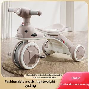 Beliebtes Design <span class=keywords><strong>3</strong></span>-Rad Kinder Balance Bike Günstiger Preis <span class=keywords><strong>2</strong></span>-4 Jahre altes Dreirad für Kleinkinder Aufsitz auto Andere Dreiräder Fahrrad - Product Image 4