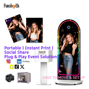 Miroir photo intelligent de 43 pouces avec caméra et imprimante Hiti pour cabine photo - Product Image 3
