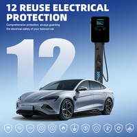Nuevo Cargador de Pared para Vehículos Eléctricos de 22kW Trifásico, Tipo 2, con Gestión por Aplicación Inteligente, Clasificación IP54, 1 Año de Garantía, Estación de Carga Rápida para el Hogar