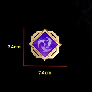 <span class=keywords><strong>Genshin</strong></span> <span class=keywords><strong>Impact</strong></span> 1:1 Eye Of Original God Venti portachiavi Venti Cosplay Anime portachiavi luminosi zaini accessori regali - Product Image 4