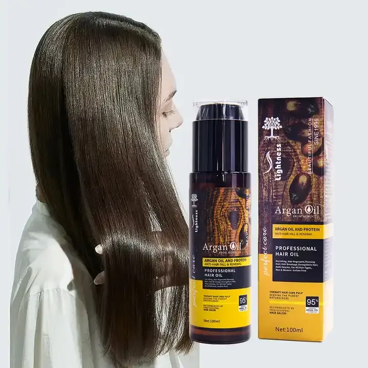 Fabricant de Canton Traitement des cheveux Meilleur huile essentielle réparatrice nourrissante pour cheveux lisses Huile capillaire hydratante