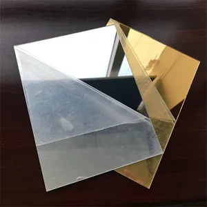 Aldands פלסטיק 1.22 מ 'x 2.44 מ' זהב מראה אקרילי כסף plexiglass