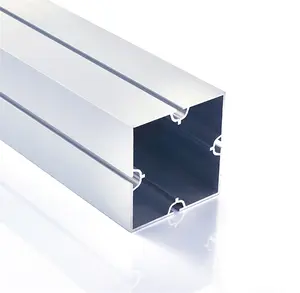 Fabricante de China de perfil de aluminio grande marco extruido tubo para la arquitectura
