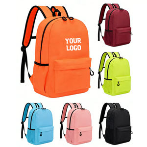 Promotion Logo personnalisé imprimé plaine sacs d'école retour aux sacs d'école <span class=keywords><strong>pour</strong></span> les sacs d'école en polyester de 5e année - Product Image 1