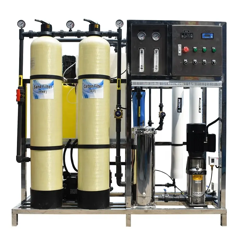 Small capacity manual 250lph water processing equipment direct drinking water purification system