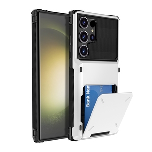 Nuevo para Samsung S24 Ultra Flip Card Estuche rígido para Samsung S23 S22 S21 Anti Drop 2 en 1 <span class=keywords><strong>Funda</strong></span> protectora - Product Image 3