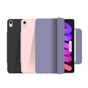 Capa protetora magnética para ipad, capa inteligente para mini 6, capa de luxo para tablet, nova atualização para ipad 10.2 2021