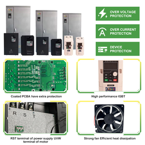 15KW 18.5KW trifase 380V/415V 50HZ/60HZ convertitore di frequenza Inverter AC convertitore VFD con controllo vettoriale - Product Image 4