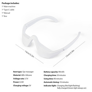 Eye Massager Red Light Therapy Device USB Rechargeable For Eye Fatigue Relief Home Use - Product Image 3