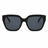 Lunettes de soleil unisexes à monture large et carrée pour les vacances à la plage, les fêtes estivales, la conduite, les voyages en plein air et la photographie de rue