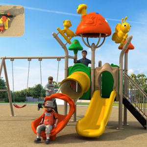 Parque Infantil con Tobogán de Túnel Cerrado y Agujeros para Esconderse y Divertirse de Forma Segura - Product Image 2