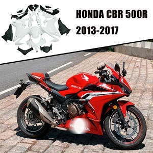 ชุดแฟริ่งพลาสติก ABS แบบฉีดขึ้นรูป สำหรับ HONDA <span class=keywords><strong>CBR500R</strong></span> ปี 2013 <span class=keywords><strong>2014</strong></span> 2015 2016 2017  ปรับแต่งได้ตามต้องการ - ไม่ได้ทำสี - Product Image 3
