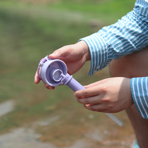 Thể Thao Ngoài Trời Bộ Lọc Carbon Có Thể Gập Lại Thân Thiện Với Nhựa Có Thể Tháo Rời Chai Nước Với Bộ Lọc Rơm Lọc - Product Image 5