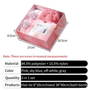 Multi Color Cute <b>Bride</b> Maid Gift <b>Box</b> Christmas 3 in 1 Wedding Spa Self Care Women Cotton Modern Set for Promotion - Product Image 3