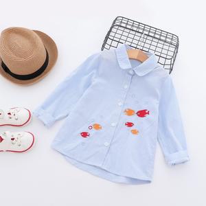 Camisas de Manga Larga para Niña, Estampadas, de Algodón, con Diseño de Peces, Compresión Refrescante, de un Proveedor Chino - Product Image 3