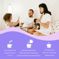 Boisson instantanée en poudre de collagène saveur naturelle Super Baies, mélange de canneberge, açaï et fruit de Gac, qualité alimentaire, en sachet