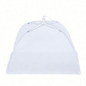 Online Best Selling Eco-Friendly Plastic 43x43cm Folding Insect-proof Square White Food Cover Lightweight 50g Hand Wash Only - Product Image 5