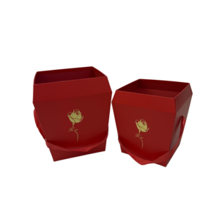 Caja de Regalo de Flores para las Fiestas Más Vendida, con Asa, Caja de Flores Portátil para el Día de San Valentín, Caja de Arreglos Florales Portátil - Product Image 6