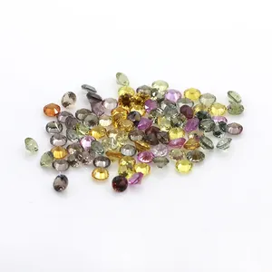 Natural China Loose gemstones round Cut color Sapphire gemstone precious stone Popular customized natural gemstones