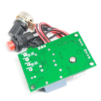 Régulateur de moteur à courant continu 6V-24V 3A (PWM) avec interrupteur réversible Module d'alimentation de contrôleur de vitesse de moteur de tige de poussée électrique