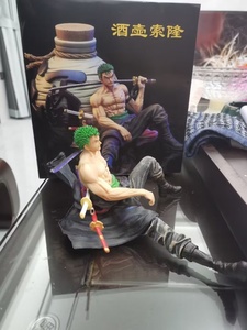 หุ่นฟิกเกอร์ตัวการ์ตูน Zoro ขนาด14ซม. หุ่นแอ็กชันฟิกเกอร์ PVC อะนิเมะของเล่นงานอดิเรก - Product Image 4
