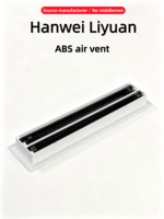 Diffuseur d'air en forme de griffe personnalisé OEM ODM, design moderne et élégant, sortie d'air dissimulée pour projets de décoration d'hôtels et de villas