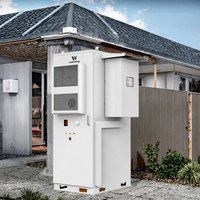 Armoire de stockage d'énergie hybride Wattzing 50kW 215kWh tout-en-un, batterie extérieure ESS pour la vente au détail, 261kWh 100kW IP55 LiFePO4