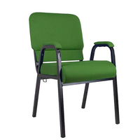 Chaises d'auditorium d'occasion à dossier haut, rouges, avec accoudoirs, pour église, pour pasteur, vente en gros à prix réduit