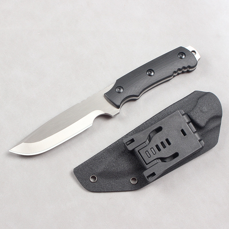 Customizable G10 Handle Utility Knife with Sheath for Outdoor Camping and Survival Offering OEM Support for DIY Projects
