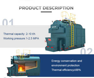Chaudière à vapeur à biomasse Zozen de haute qualité, chaudière industrielle pour le moulage de granulés de biomasse - Product Image 4