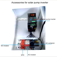 7.5KW-15KW MPPT VFD Drive Bersertifikasi CE Efisiensi Tinggi 380V Inverter Pompa Surya Tiga Fasa untuk Irigasi Pertanian